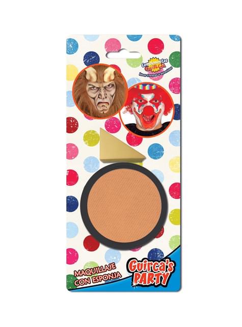 Maquillaje color carne con esponja