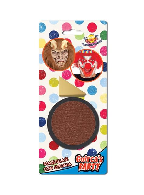 Maquillaje color marrón con esponja - Guirca | Funidelia