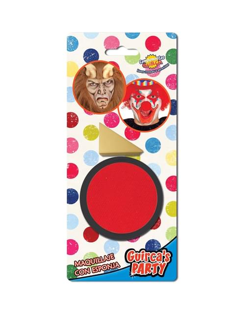 Maquillaje rojo con esponja - Guirca | Funidelia