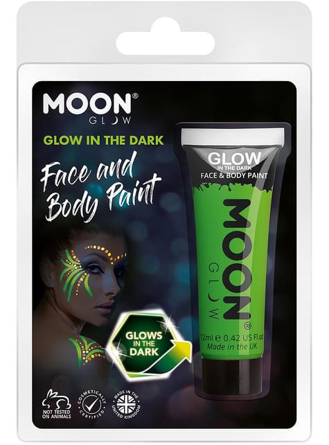 Maquillaje verde brilla en la oscuridad - Smiffys | Funidelia