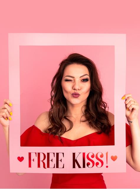 Marco para photocall “Free Kiss“ - Valentine Collection - Partydeco | Funidelia