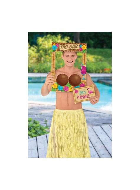 Marco photocall Tiki Hawái - AMSCAN | Funidelia
