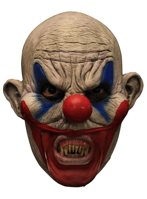 Máscara Clooney Clown de látex