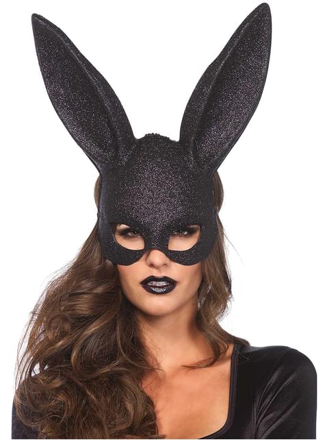 Máscara de conejo con purpurina sexy para mujer - Leg Avenue | Funidelia