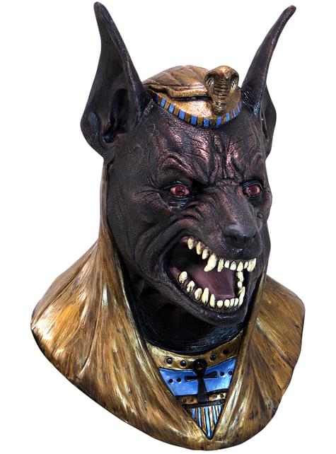 Máscara de Dios Anubis de látex para adulto - Ghoulish | Funidelia