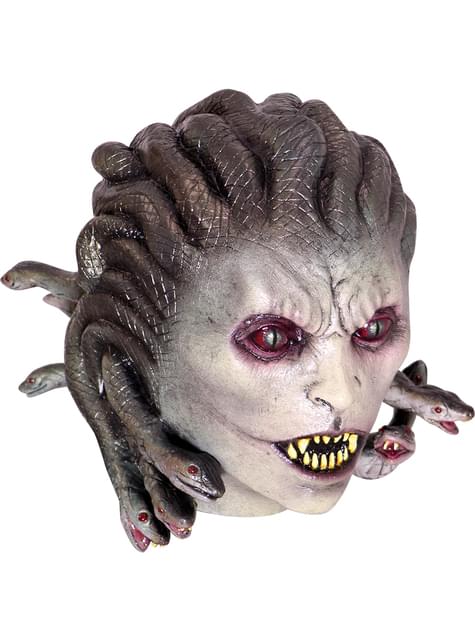 Máscara de medusa de látex para adulto