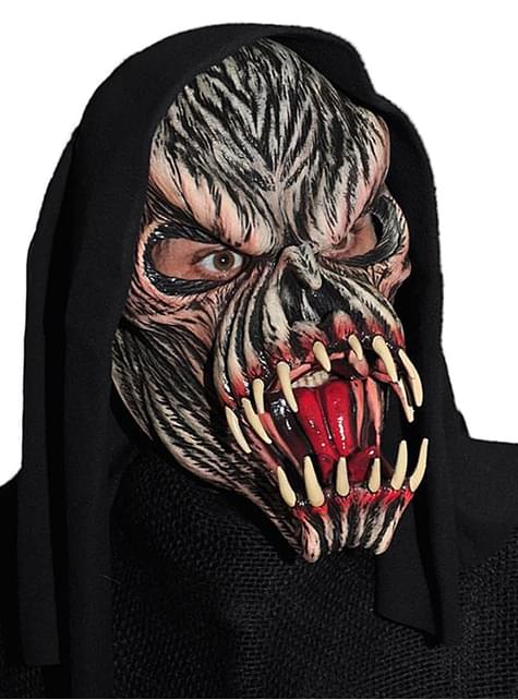 Máscara de monstruo de los colmillos para adulto - Zagone Studios | Funidelia