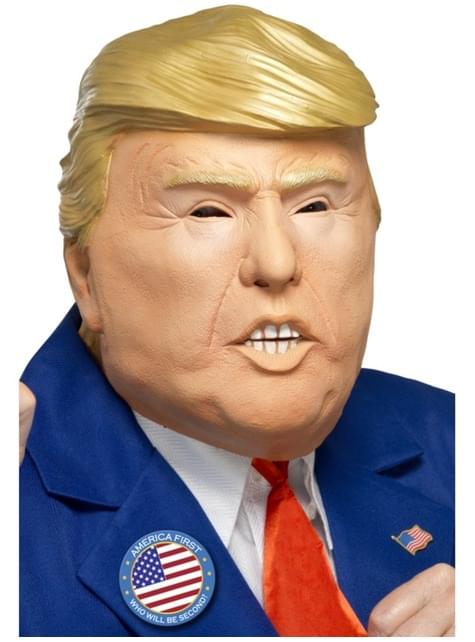 Máscara de presidente de Estados Unidos rubio para adulto - Smiffys | Funidelia