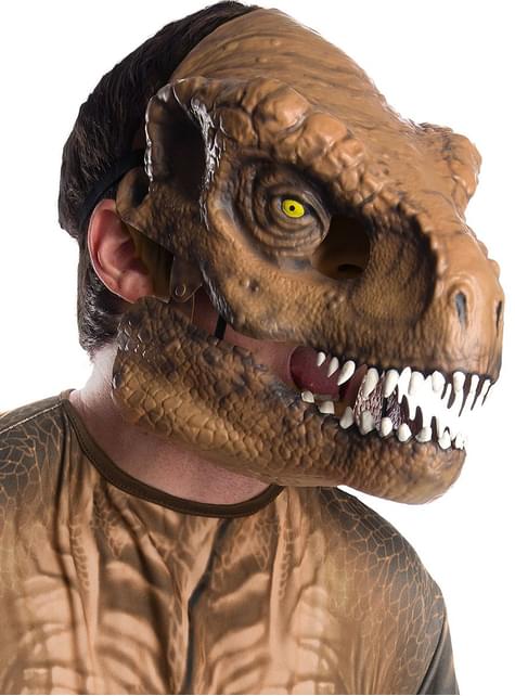Máscara de Tiranosaurio Rex deluxe para adulto - Jurassic World
