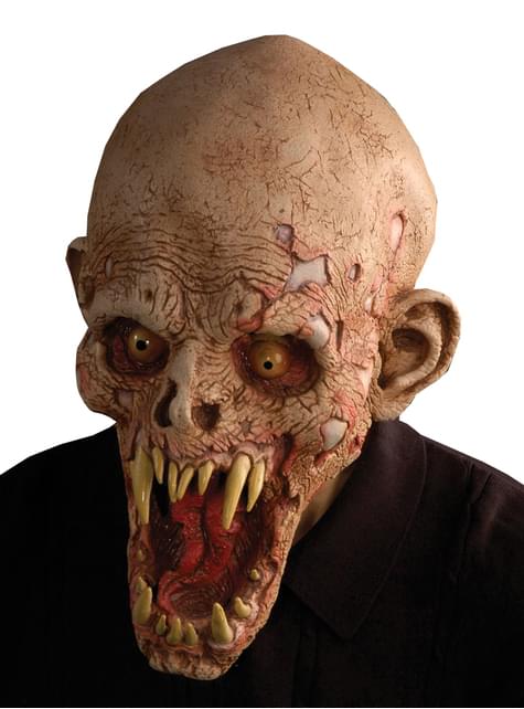 Máscara de zombie putrefacto para adulto