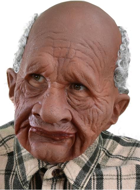 Máscara de abuelito afro