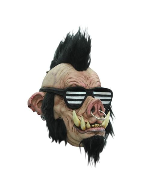 Máscara Jabalí Punk - Ghoulish | Funidelia
