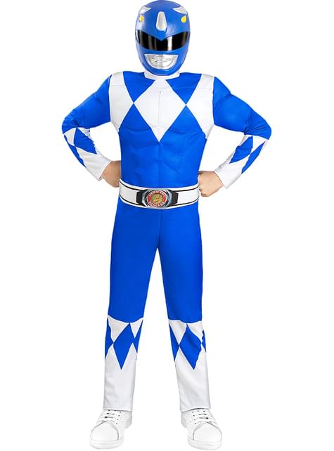 Máscara Power Ranger Azul para niños - Funiglobal | Funidelia
