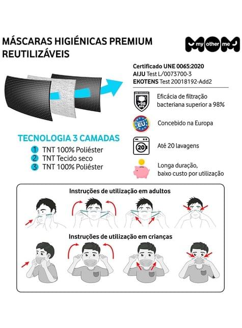Mascarilla de Super Zings infantil (2 unidades) - My Other Me | Funidelia