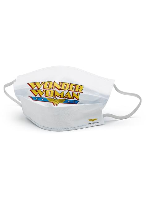 Mascarilla Wonder Woman para niña - Redklein | Funidelia