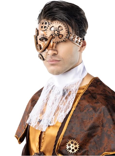 Media máscara Steampunk - Funiglobal | Funidelia