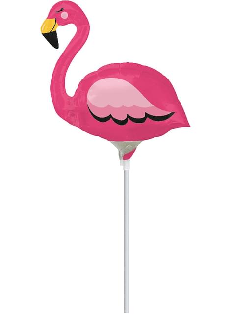 Mini globo de foil de flamenco rosa - AMSCAN | Funidelia