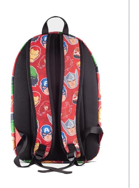 Mochila de Marvel roja estampada - DIFUZED Bioworld Europe | Funidelia