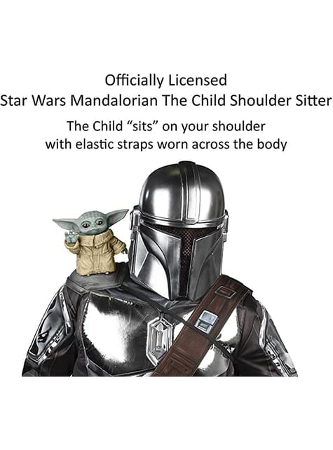 Muñeco Baby Yoda para el hombro - Star Wars - Rubies USA | Funidelia