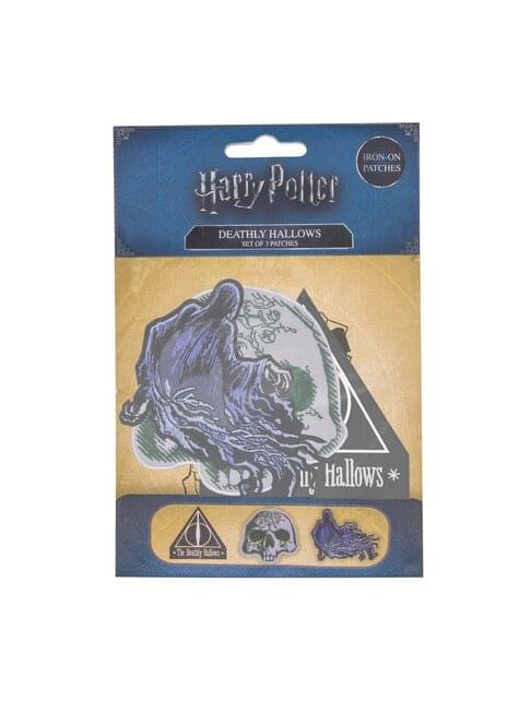 Pack de 3 parches Las Reliquias de la Muerte - Harry Potter - Cinereplicas | Funidelia