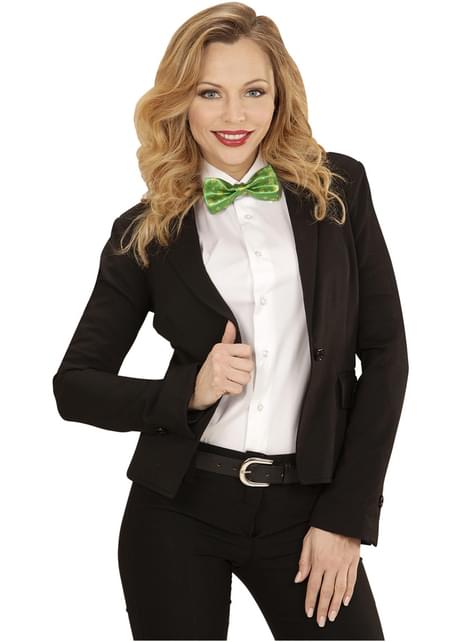 Pajarita San Patricio para adulto