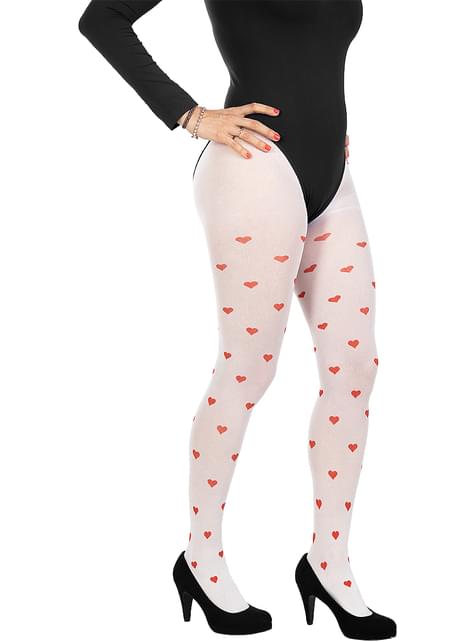 Pantys de corazones para mujer - Funiglobal | Funidelia