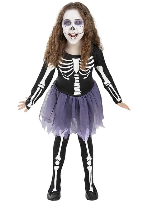 Pantys de esqueleto para niña - Funiglobal | Funidelia