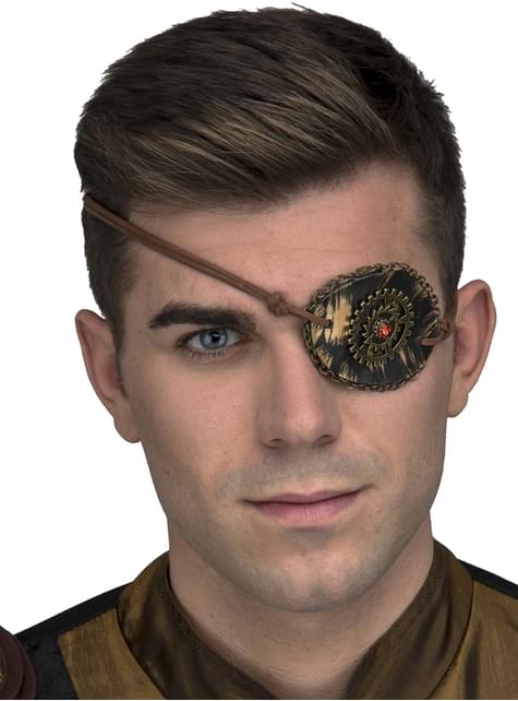 Parche de ojo steampunk dorado para adulto - My Other Me | Funidelia