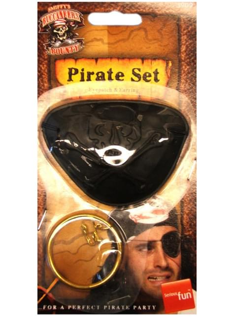 Parche pirata y pendiente - Smiffys | Funidelia
