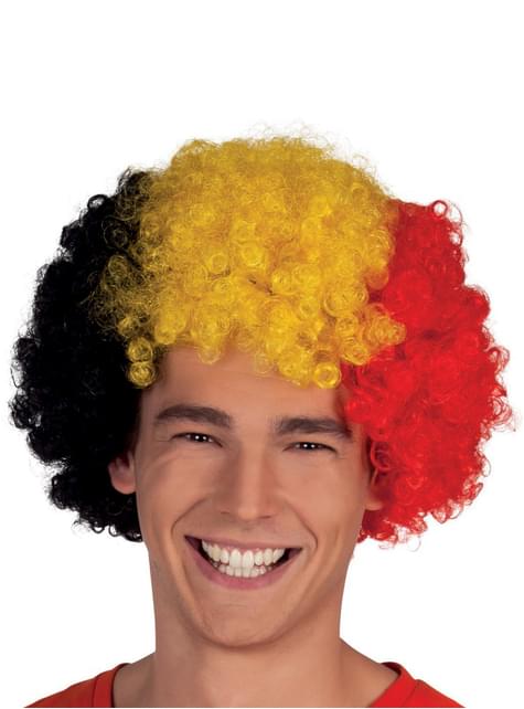 Peluca afro Bélgica para adulto - Boland | Funidelia