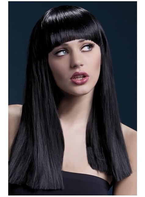 Peluca Alexia negra - Smiffys | Funidelia