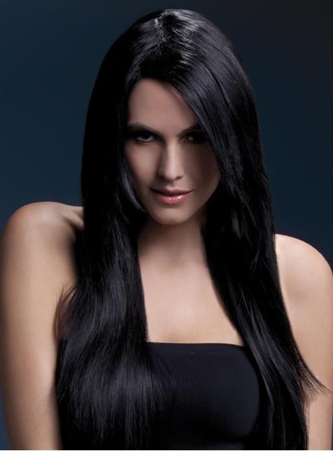 Peluca Amber negra - Smiffys | Funidelia