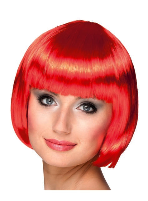 Peluca corta roja para mujer - Boland | Funidelia