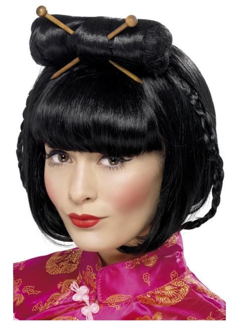 Peluca dama oriental - Smiffys | Funidelia