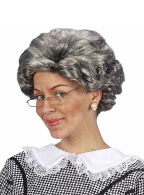 Peluca de abuela Agatha - Widmann | Funidelia