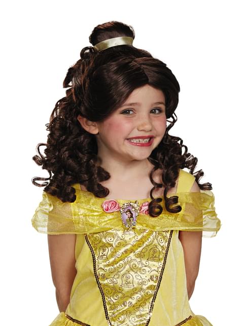 Peluca de Bella para niña - La Bella y la Bestia - Disguise | Funidelia