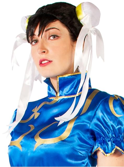 Peluca de Chun-Li - Street Fighter - Funiglobal | Funidelia