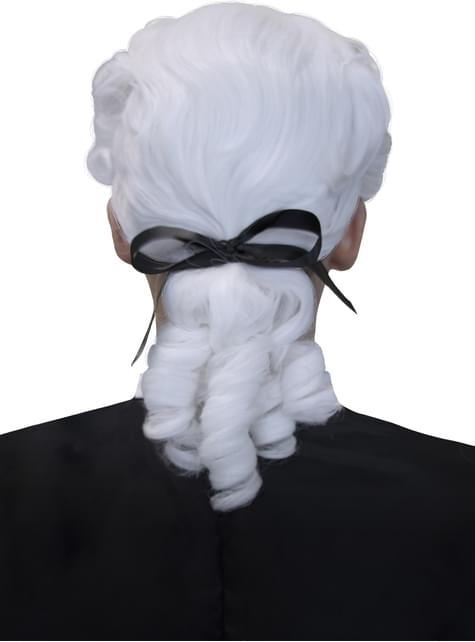 Peluca de época barroca para hombre - Funiglobal | Funidelia