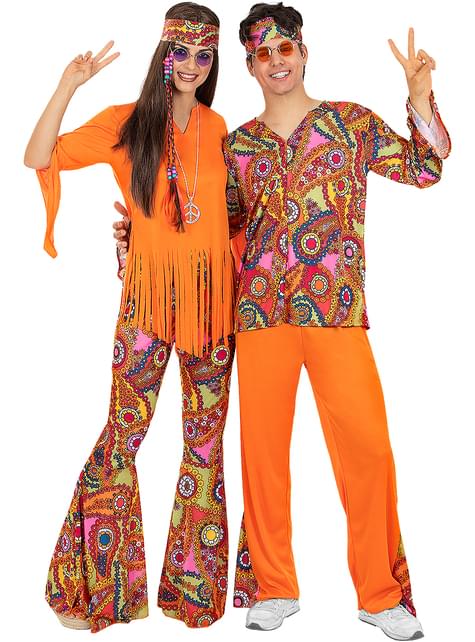 Peluca de hippie morena - Funiglobal | Funidelia
