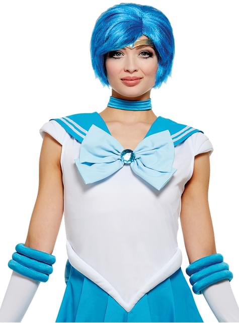 Peluca de Mercurio - Sailor Moon - Funiglobal | Funidelia