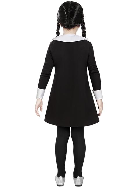 Peluca de Miércoles Addams para niña - La Familia Addams - Funiglobal | Funidelia