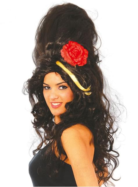 Peluca Amy Winehouse - Guirca | Funidelia