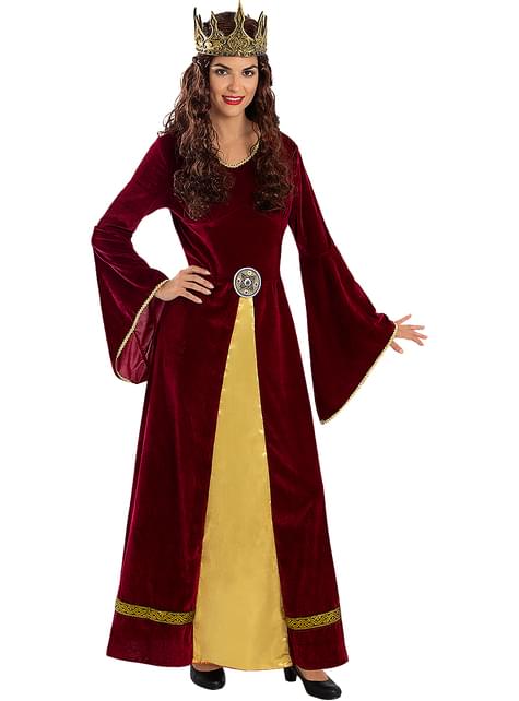 Peluca de princesa medieval para mujer - Funiglobal | Funidelia