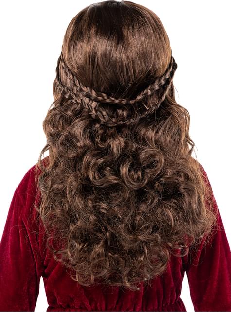 Peluca de princesa medieval para niña - Funiglobal | Funidelia