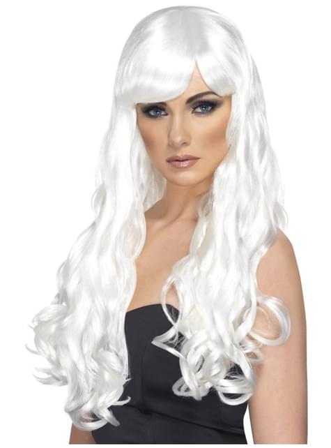 Peluca del deseo blanca - Smiffys | Funidelia