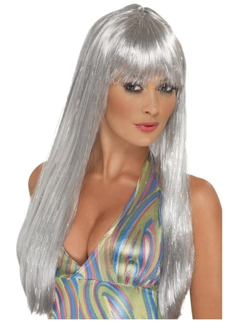 Peluca disco con brillantina - Smiffys | Funidelia