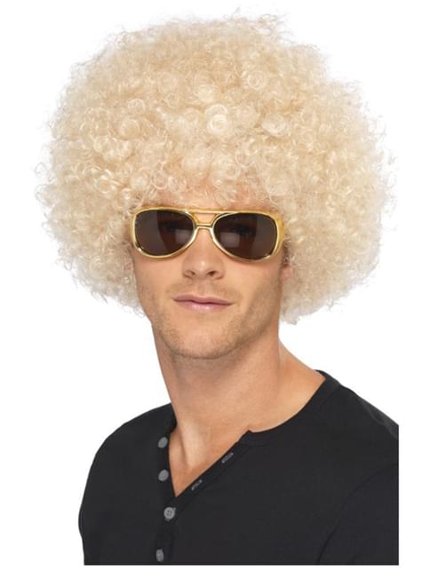 Peluca funky afro rubia - Smiffys | Funidelia