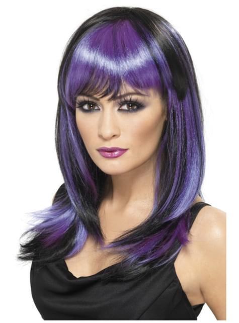 Peluca glamour de bruja - Smiffys | Funidelia