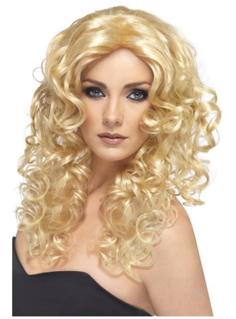 Peluca glamour rubia - Smiffys | Funidelia