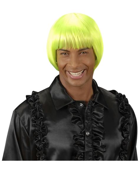 Peluca rave verde fluorescente - Widmann | Funidelia